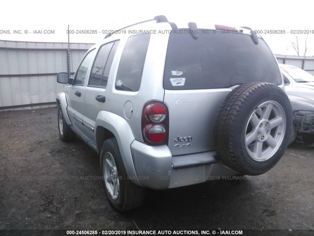 1J4GL58K55W597590 - 2005 JEEP LIBERTY LIMITED SILVER photo 3