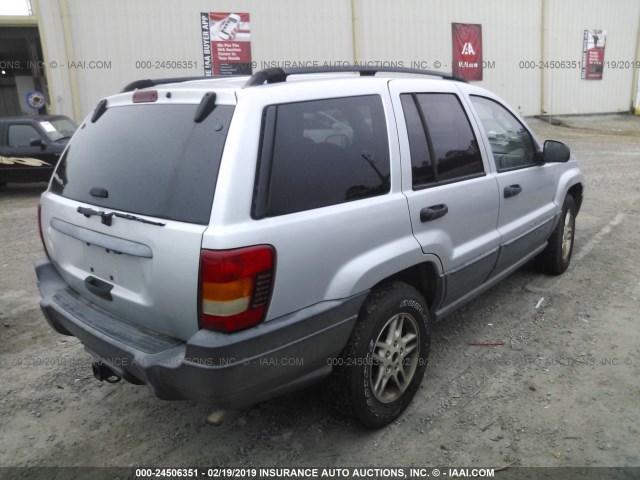 1J4GX48S14C302659 - 2004 JEEP GRAND CHEROKEE LAREDO/COLUMBIA/FREEDOM 银色 照片 4