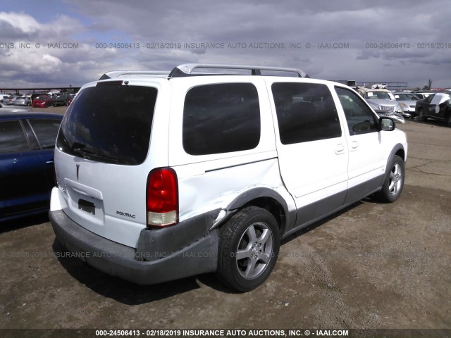 1GMDV33LX6D219880 - 2006 PONTIAC MONTANA SV6 WHITE photo 4