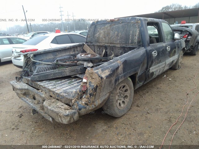 2GCEC13T151243014 - 2005 CHEVROLET SILVERADO C1500 BLUE photo 4