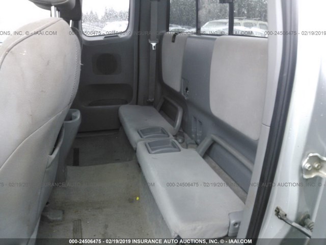 5TEUU42N56Z221723 - 2006 TOYOTA TACOMA ACCESS CAB ვერცხლისფერი ფოტო 8