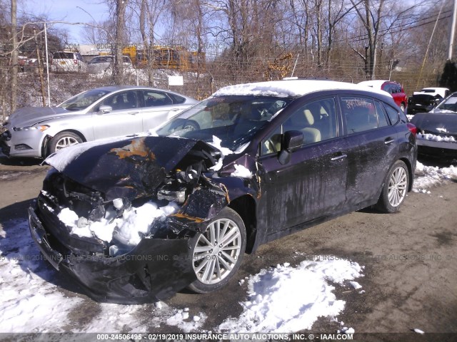 JF1GPAH66D2800438 - 2013 SUBARU IMPREZA LIMITED PURPLE photo 2