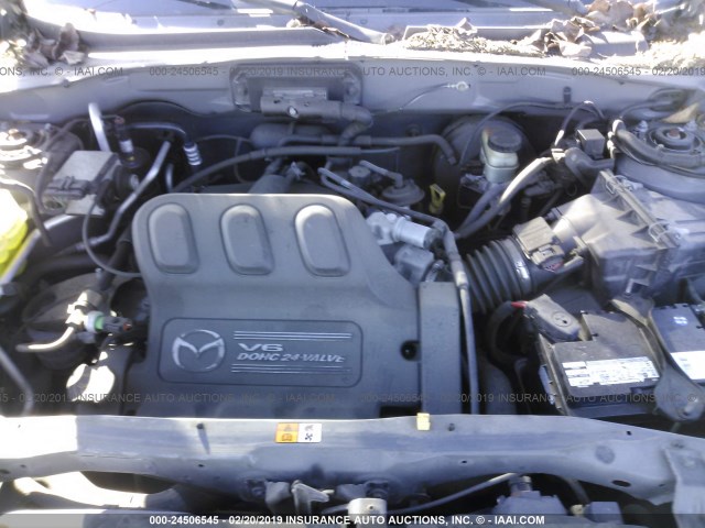 4F2CZ961X3KM06190 - 2003 MAZDA TRIBUTE ES 灰色 照片 10