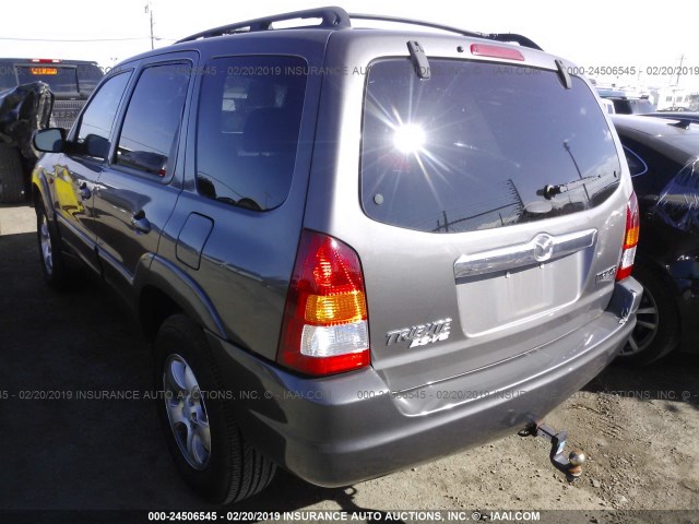 4F2CZ961X3KM06190 - 2003 MAZDA TRIBUTE ES 灰色 照片 3