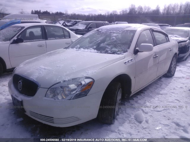 1G4HD57129U145156 - 2009 BUICK LUCERNE CXL WHITE photo 2