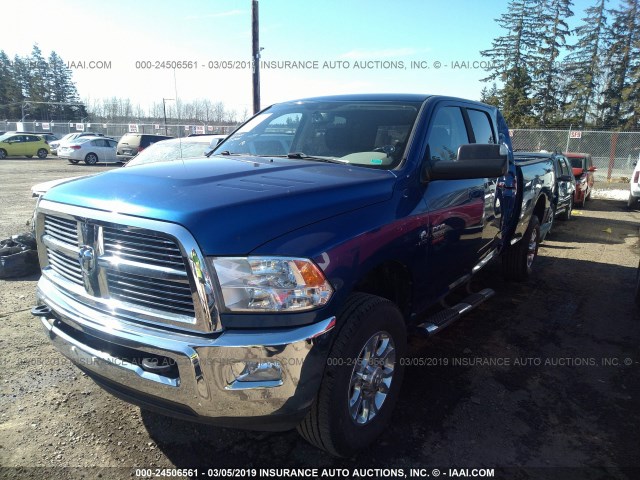 3D73Y3HL6AG139249 - 2010 DODGE RAM 3500 BLUE photo 2