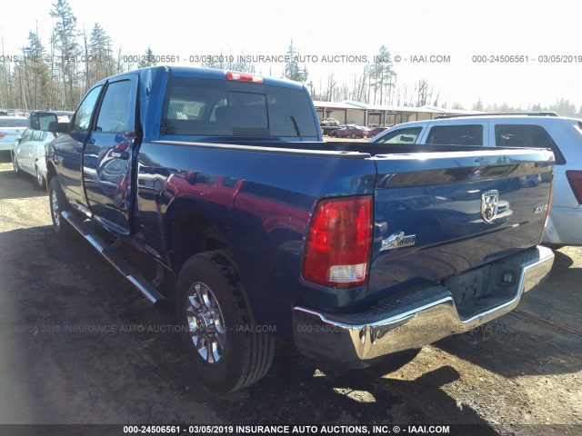 3D73Y3HL6AG139249 - 2010 DODGE RAM 3500 BLUE photo 3