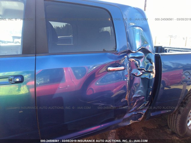 3D73Y3HL6AG139249 - 2010 DODGE RAM 3500 BLUE photo 8