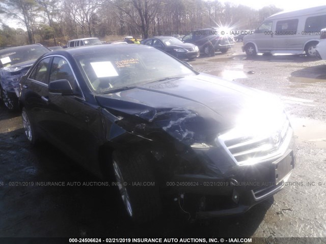 1G6AH5R36D0128758 - 2013 CADILLAC ATS LUXURY BLACK photo 1