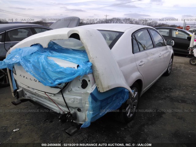 4T1BK36B77U212714 - 2007 TOYOTA AVALON XL/XLS/TOURING/LIMITED WHITE photo 4