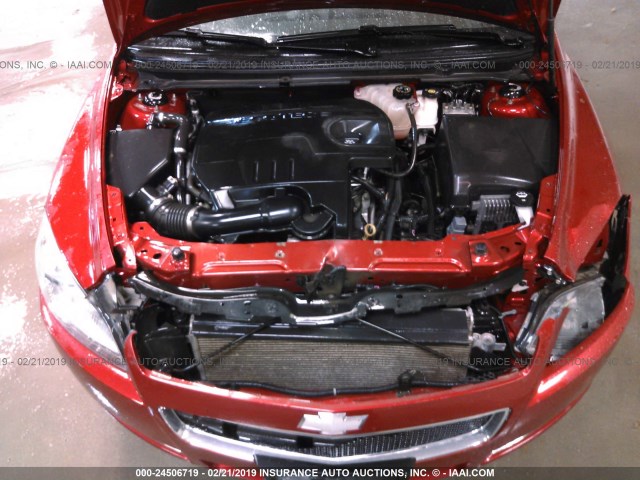 1G1ZC5E04CF239016 - 2012 CHEVROLET MALIBU 1LT წითელი ფოტო 10