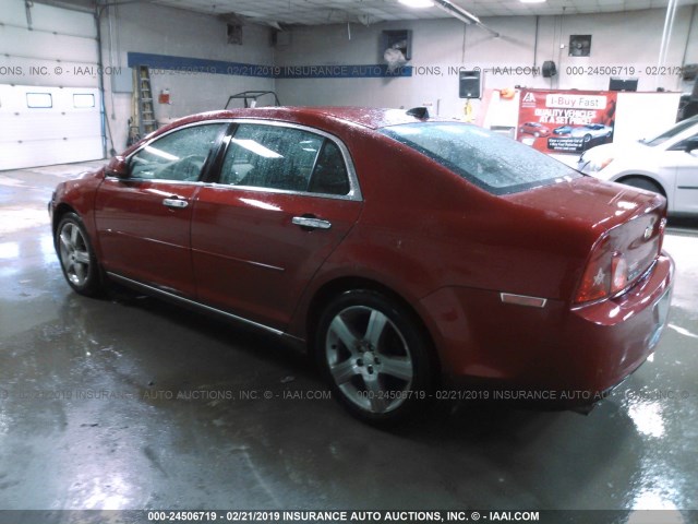 1G1ZC5E04CF239016 - 2012 CHEVROLET MALIBU 1LT წითელი ფოტო 3