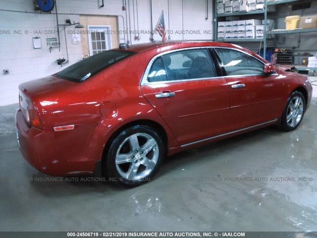 1G1ZC5E04CF239016 - 2012 CHEVROLET MALIBU 1LT წითელი ფოტო 4