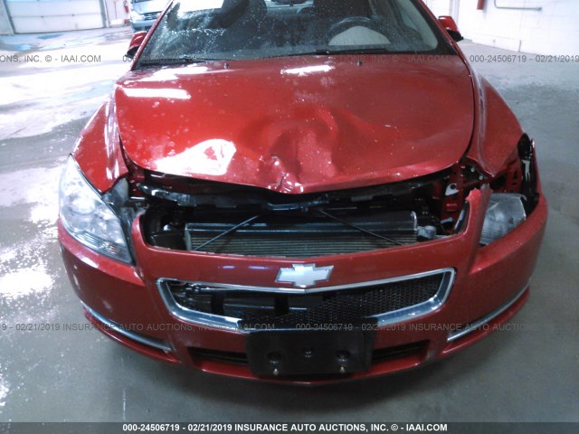 1G1ZC5E04CF239016 - 2012 CHEVROLET MALIBU 1LT წითელი ფოტო 6