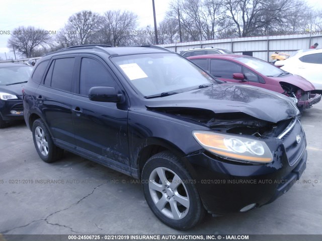 5NMSH13E89H303460 - 2009 HYUNDAI SANTA FE SE/LIMITED BLACK photo 1