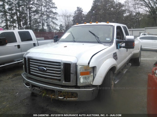 1FTXW42R38ED68736 - 2008 FORD F450 SUPER DUTY WHITE photo 2