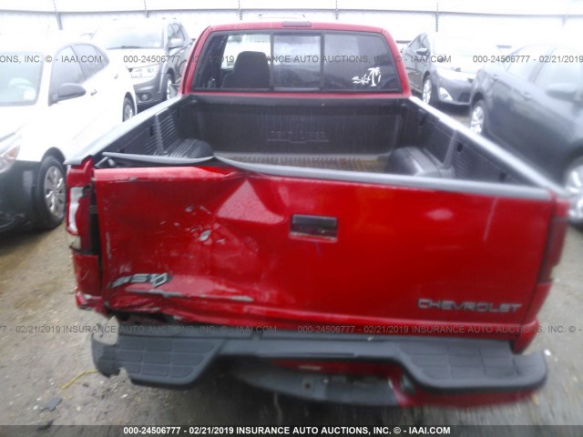 1GCCS19W328175433 - 2002 CHEVROLET S TRUCK S10 RED photo 6