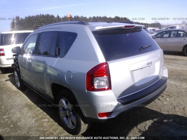 1J4NT1FA9BD286651 - 2011 JEEP COMPASS SPORT SILVER photo 3