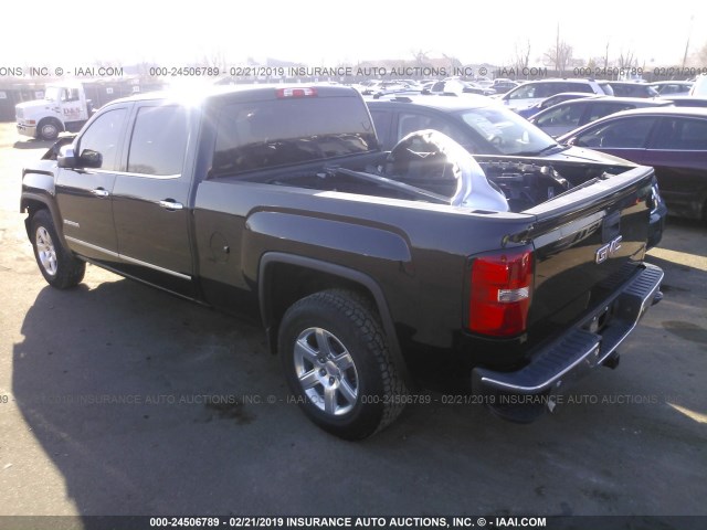 3GTU2VEC4EG170599 - 2014 GMC SIERRA K1500 SLT BLACK photo 3