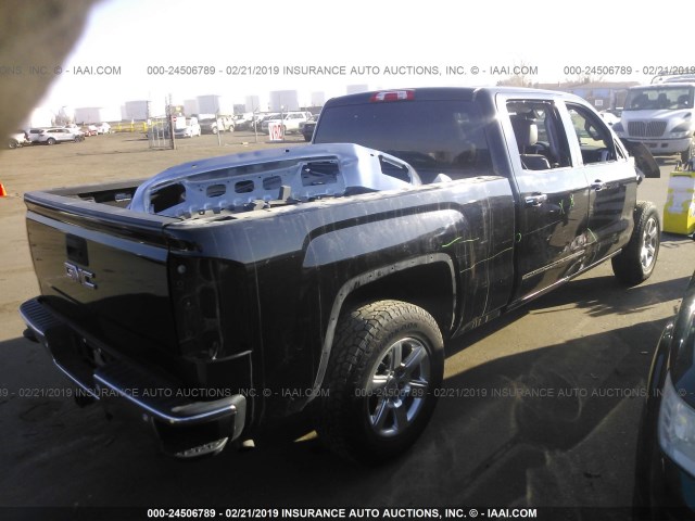 3GTU2VEC4EG170599 - 2014 GMC SIERRA K1500 SLT BLACK photo 4