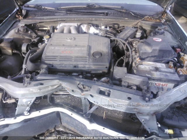 4T1BF28BX2U215935 - 2002 TOYOTA AVALON XL/XLS BLUE photo 10