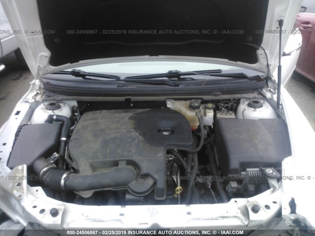 1G1ZC5E03CF121278 - 2012 CHEVROLET MALIBU 1LT 白色 照片 10