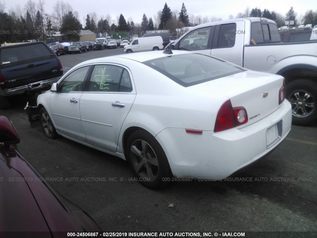 1G1ZC5E03CF121278 - 2012 CHEVROLET MALIBU 1LT 白色 照片 3