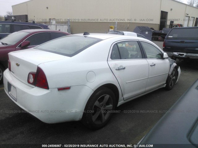 1G1ZC5E03CF121278 - 2012 CHEVROLET MALIBU 1LT 白色 照片 4