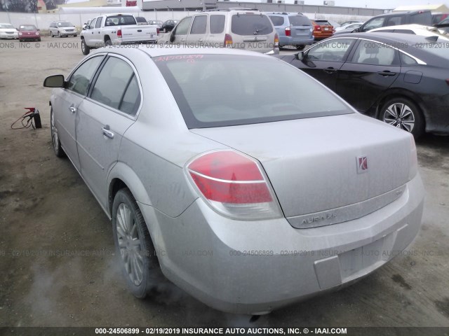 1G8ZV57768F175090 - 2008 SATURN AURA XR SILVER photo 3