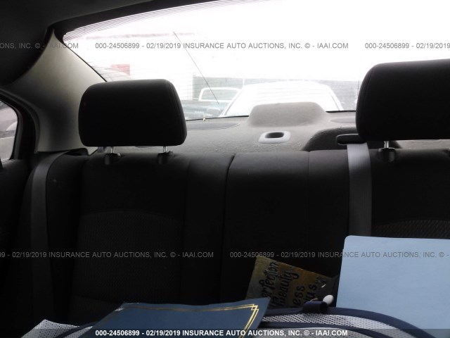 1G8ZV57768F175090 - 2008 SATURN AURA XR SILVER photo 8