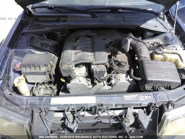 2C3KA53G66H349233 - 2006 CHRYSLER 300 TOURING Navy photo 10