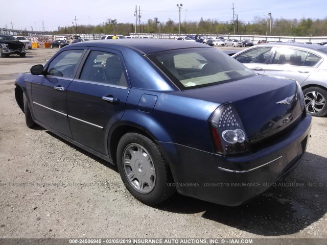 2C3KA53G66H349233 - 2006 CHRYSLER 300 TOURING Navy photo 3