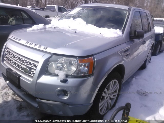 SALFT24N49H117543 - 2009 LAND ROVER LR2 HSE TECHNOLOGY SILVER photo 2