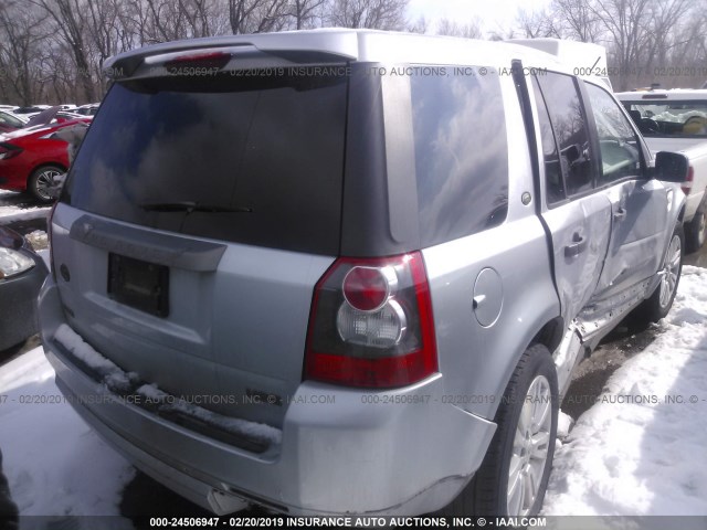 SALFT24N49H117543 - 2009 LAND ROVER LR2 HSE TECHNOLOGY SILVER photo 4