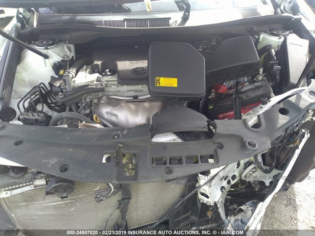 4T1BF1FK1CU198988 - 2012 TOYOTA CAMRY SE/LE/XLE 白色 照片 10