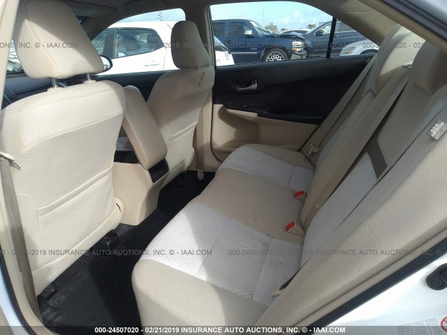 4T1BF1FK1CU198988 - 2012 TOYOTA CAMRY SE/LE/XLE 白色 照片 8