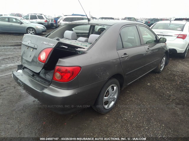 1NXBR32E28Z989119 - 2008 TOYOTA COROLLA CE/LE/S Pewter photo 4