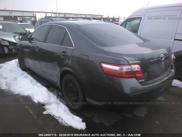 4T4BE46K18R044816 - 2008 TOYOTA CAMRY CE/LE/XLE/SE GRAY photo 3