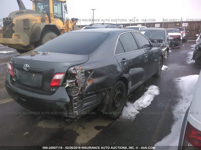 4T4BE46K18R044816 - 2008 TOYOTA CAMRY CE/LE/XLE/SE GRAY photo 4