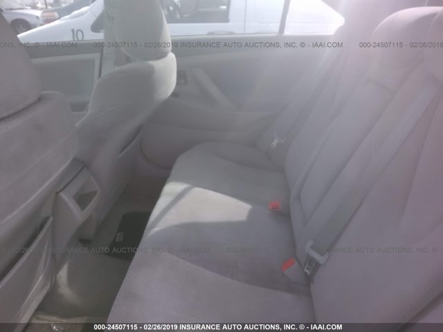 4T4BE46K18R044816 - 2008 TOYOTA CAMRY CE/LE/XLE/SE GRAY photo 8