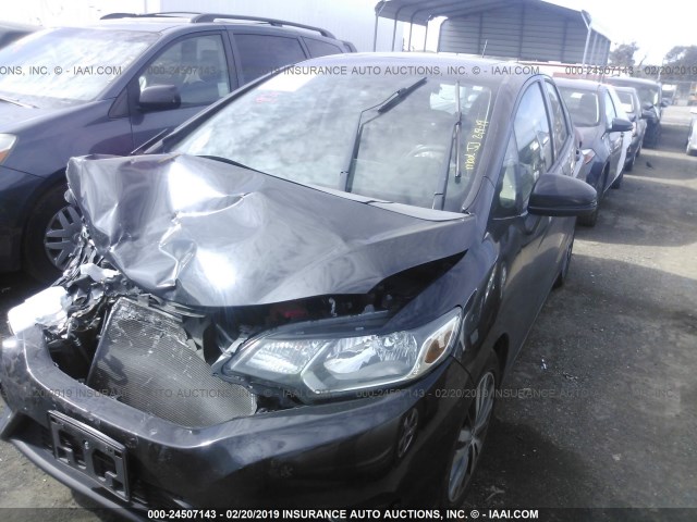 3HGGK5H81FM705154 - 2015 HONDA FIT EX/EXL BLACK photo 2