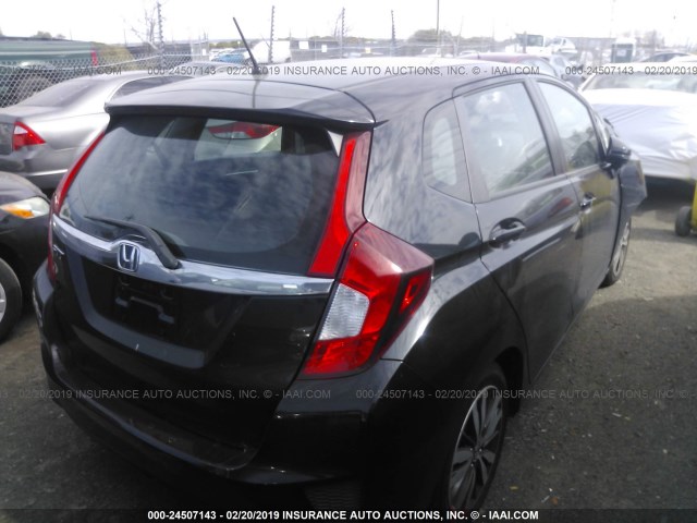 3HGGK5H81FM705154 - 2015 HONDA FIT EX/EXL BLACK photo 4