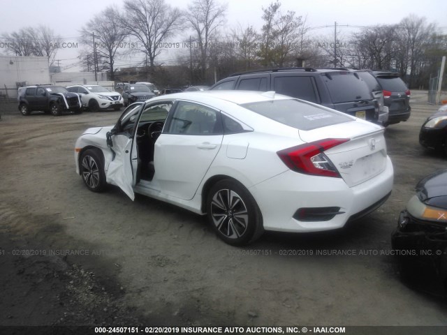 19XFC1F72GE224187 - 2016 HONDA CIVIC EXL WHITE photo 3