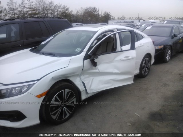 19XFC1F72GE224187 - 2016 HONDA CIVIC EXL WHITE photo 6