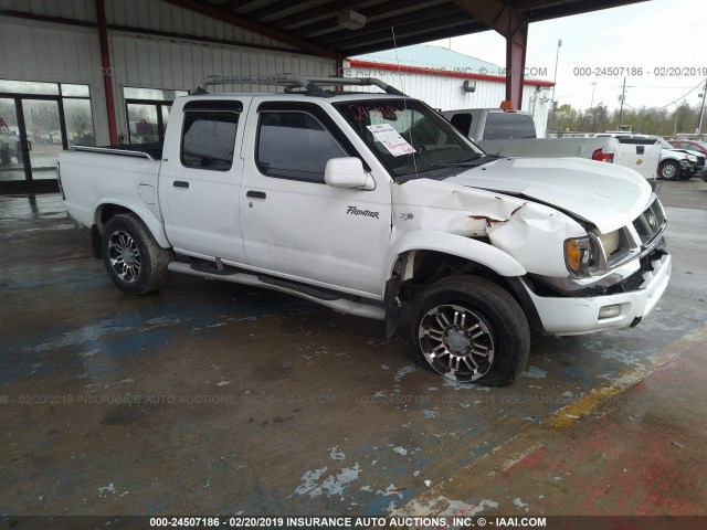 1N6ED27Y5YC362835 - 2000 NISSAN FRONTIER CREW CAB XE/CREW CAB SE WHITE photo 1