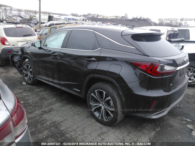 2T2BGMCA2KC030783 - 2019 LEXUS RX 450H/BASE/F SPORT BLACK photo 3