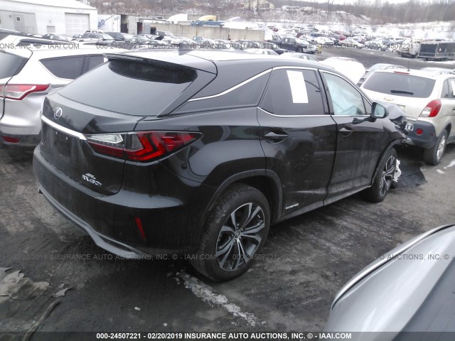 2T2BGMCA2KC030783 - 2019 LEXUS RX 450H/BASE/F SPORT BLACK photo 4