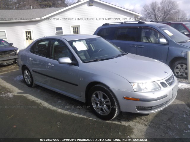 YS3FD49Y771141742 - 2007 SAAB 9-3 2.0T SILVER photo 1