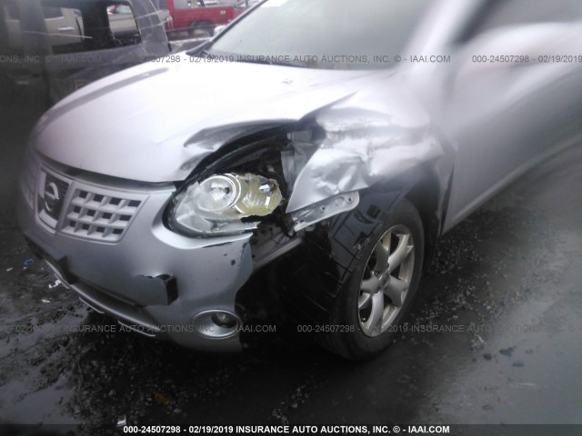 JN8AS5MT5AW504613 - 2010 NISSAN ROGUE S/SL/KROM SILVER photo 6