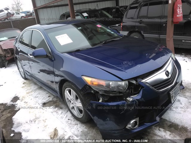 JH4CU2F60CC023174 - 2012 ACURA TSX TECH BLUE photo 1